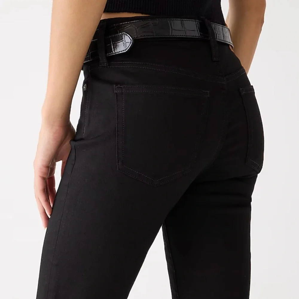 J. Crew Black Ankle-Cropped Jeans